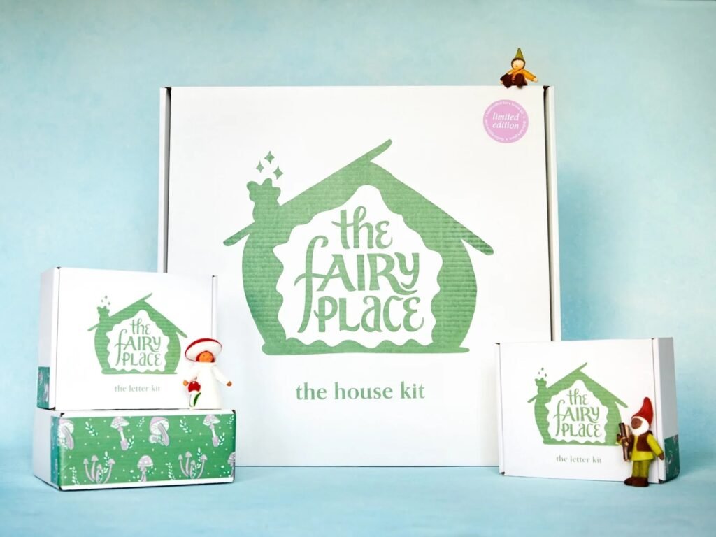 screen printed boxes for the fairy place